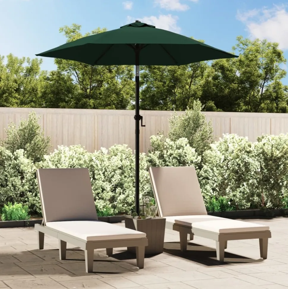MAISON EXCLUSIVE - Parasol vert 200x224 cm aluminium