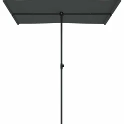 MAISON EXCLUSIVE - Parasol de jardin avec mât en aluminium 180x110 cm anthracite