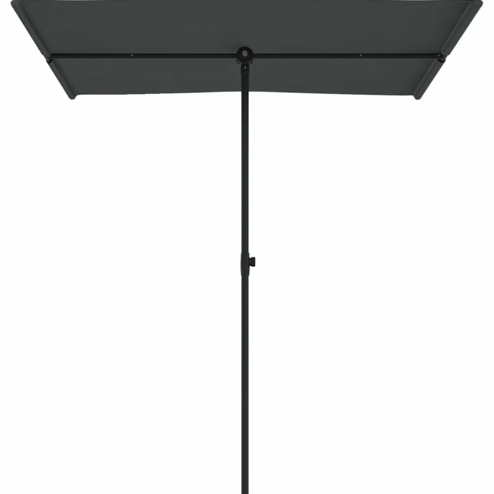 MAISON EXCLUSIVE - Parasol de jardin avec mât en aluminium 180x110 cm anthracite