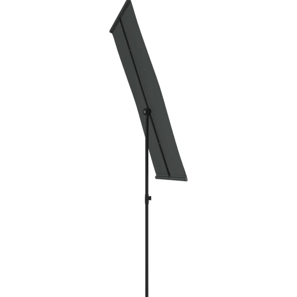 MAISON EXCLUSIVE - Parasol de jardin avec mât en aluminium 180x110 cm anthracite