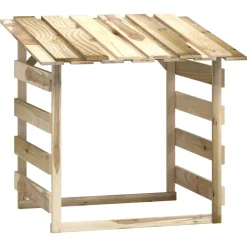 MAISON EXCLUSIVE - Pergolas avec toits 4 pcs 100x90x100 cm bois de pin imprégné
