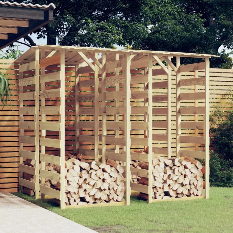 MAISON EXCLUSIVE - Pergolas avec toits 4 pcs 100x90x200 cm bois de pin imprégné