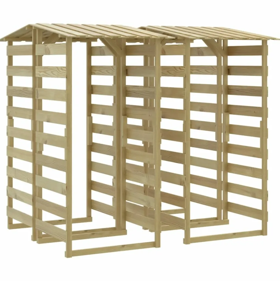 MAISON EXCLUSIVE - Pergolas avec toits 4 pcs 100x90x200 cm bois de pin imprégné
