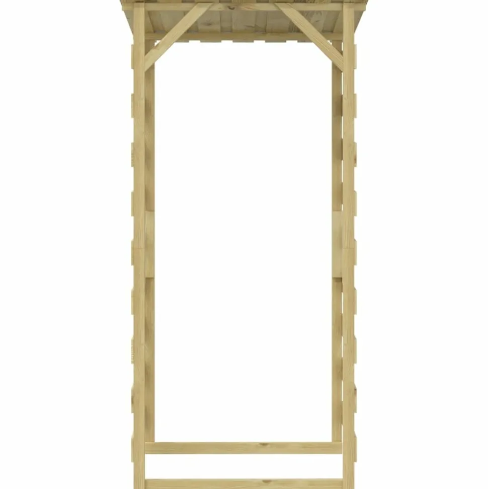 MAISON EXCLUSIVE - Pergolas avec toits 2 pcs 100x90x200 cm bois de pin imprégné