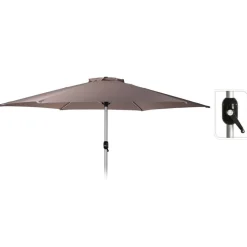 MAISON EXCLUSIVE - Progarden parasol de jardin mardi 270 cm taupe