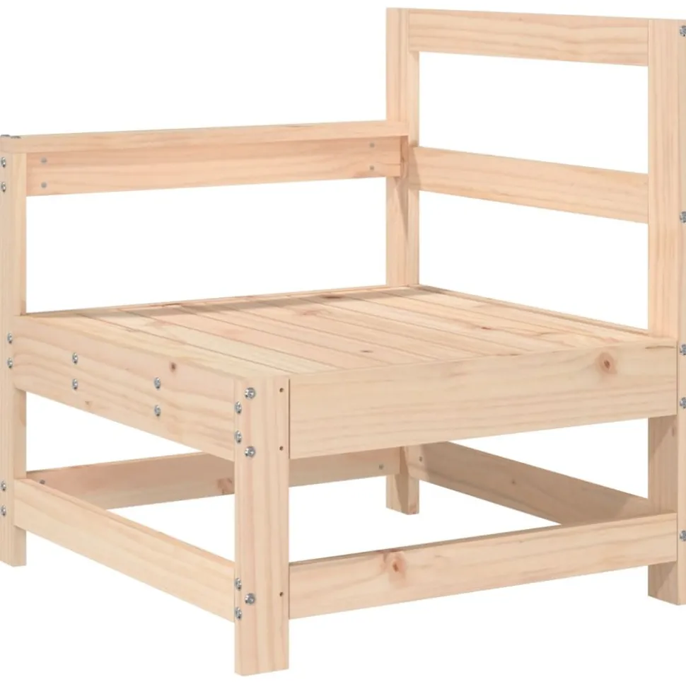 MAISON EXCLUSIVE - Salon de jardin 6 pcs bois de pin massif