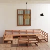 MAISON EXCLUSIVE - Salon de jardin 11 pcs bois de pin massif