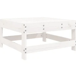 MAISON EXCLUSIVE - Salon de jardin 6 pcs blanc bois de pin massif