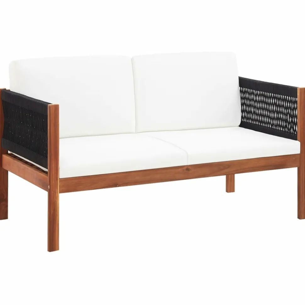 MAISON EXCLUSIVE - Salon de jardin 4 pcs bois d'acacia solide