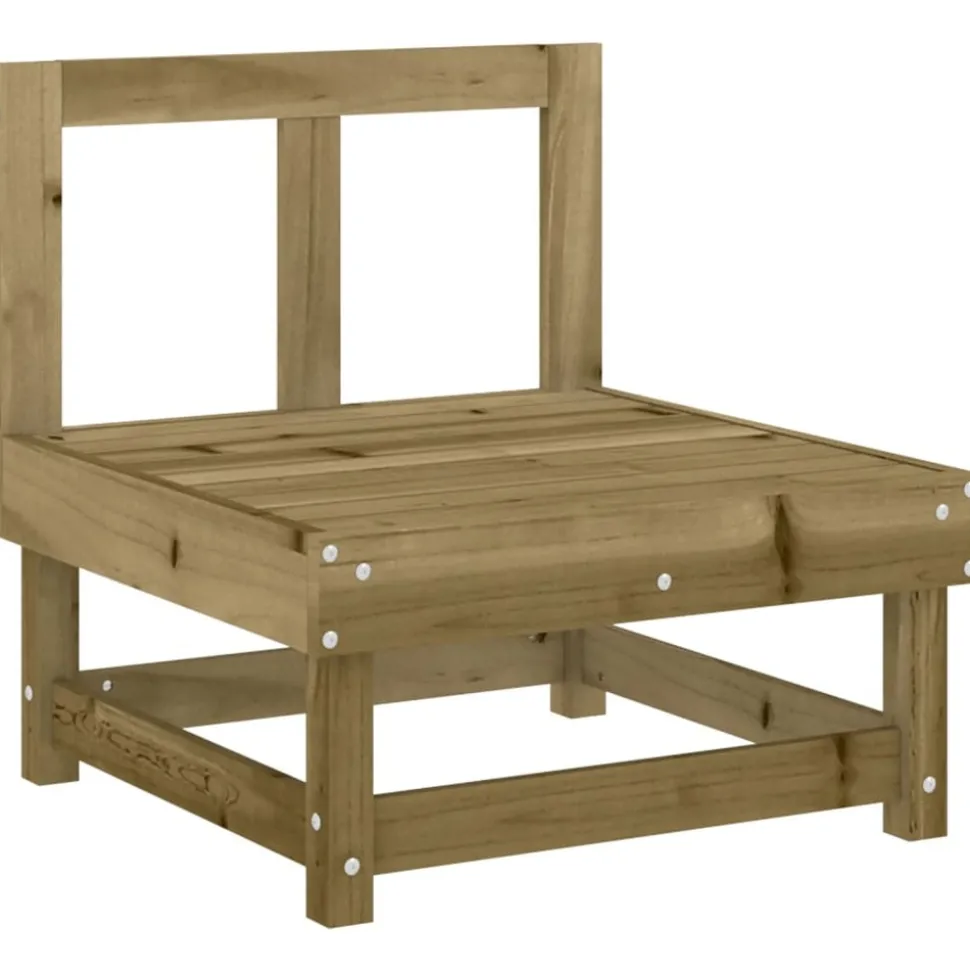 MAISON EXCLUSIVE - Salon de jardin 7 pcs bois de pin imprégné