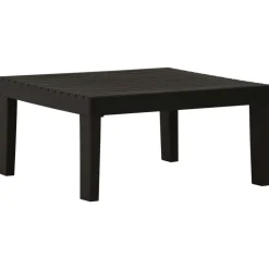 MAISON EXCLUSIVE - Salon de jardin 2 pcs avec coussins plastique gris
