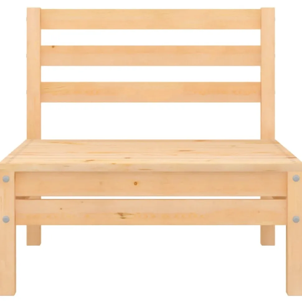 MAISON EXCLUSIVE - Salon de jardin 4 pcs bois de pin massif