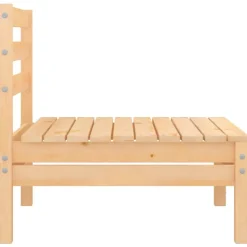 MAISON EXCLUSIVE - Salon de jardin 4 pcs bois de pin massif