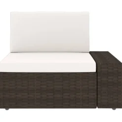 MAISON EXCLUSIVE - Salon de jardin 6 pcs résine tressée marron