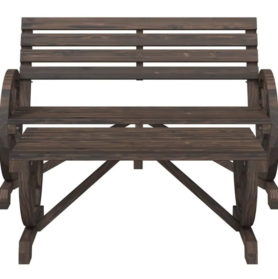 MAISON EXCLUSIVE - Salon de jardin 4 pcs bois de sapin massif