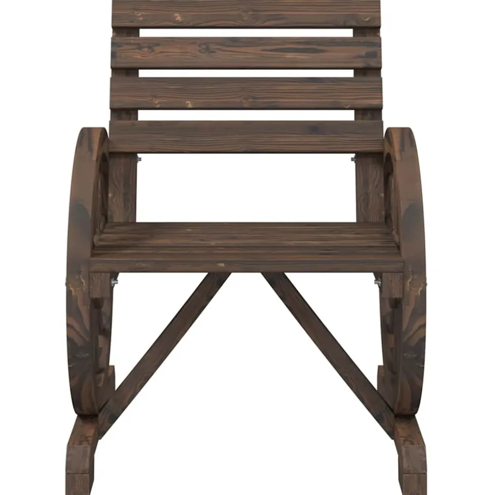 MAISON EXCLUSIVE - Salon de jardin 4 pcs bois de sapin massif