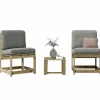 MAISON EXCLUSIVE - Salon de jardin 3 pcs bois de pin imprégné