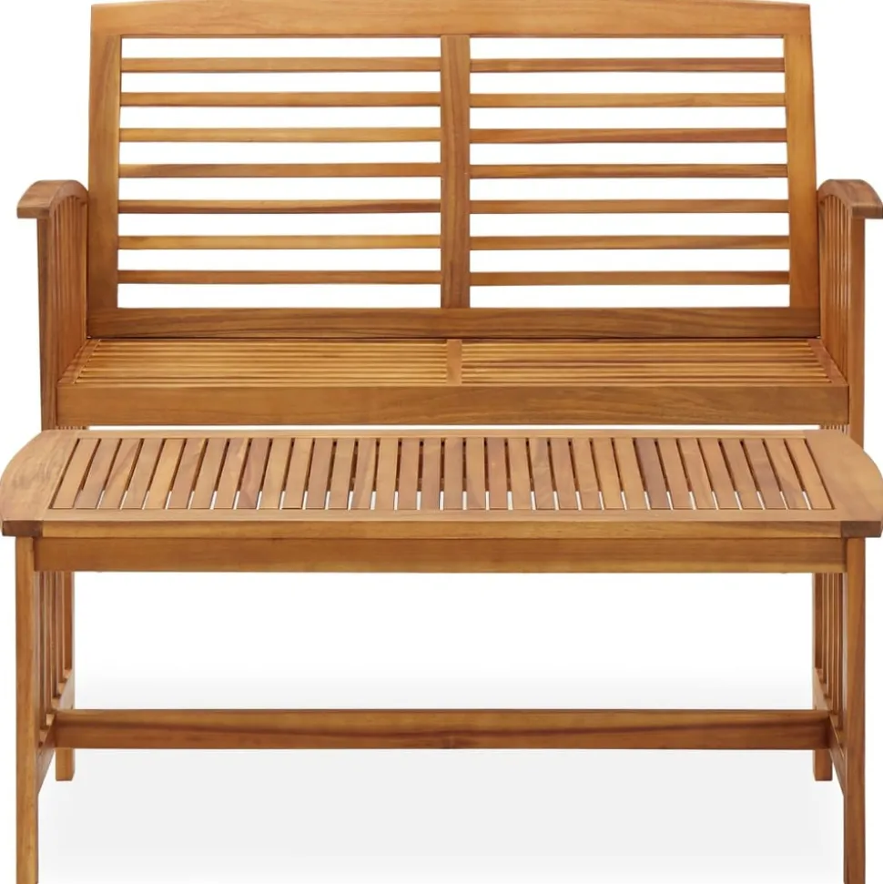 MAISON EXCLUSIVE - Salon de jardin 2 pcs bois d'acacia solide