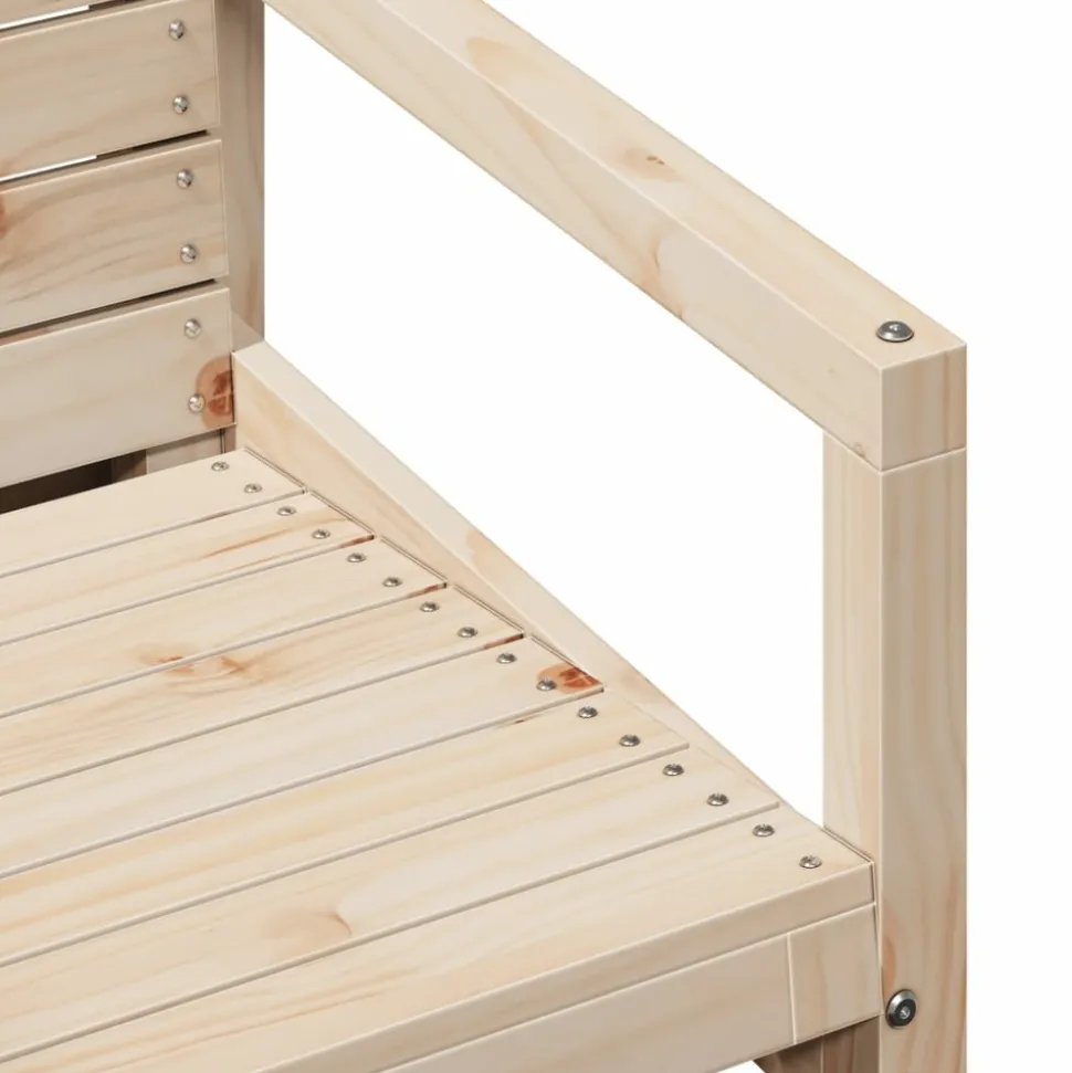 MAISON EXCLUSIVE - Salon de jardin 3 pcs bois massif de pin