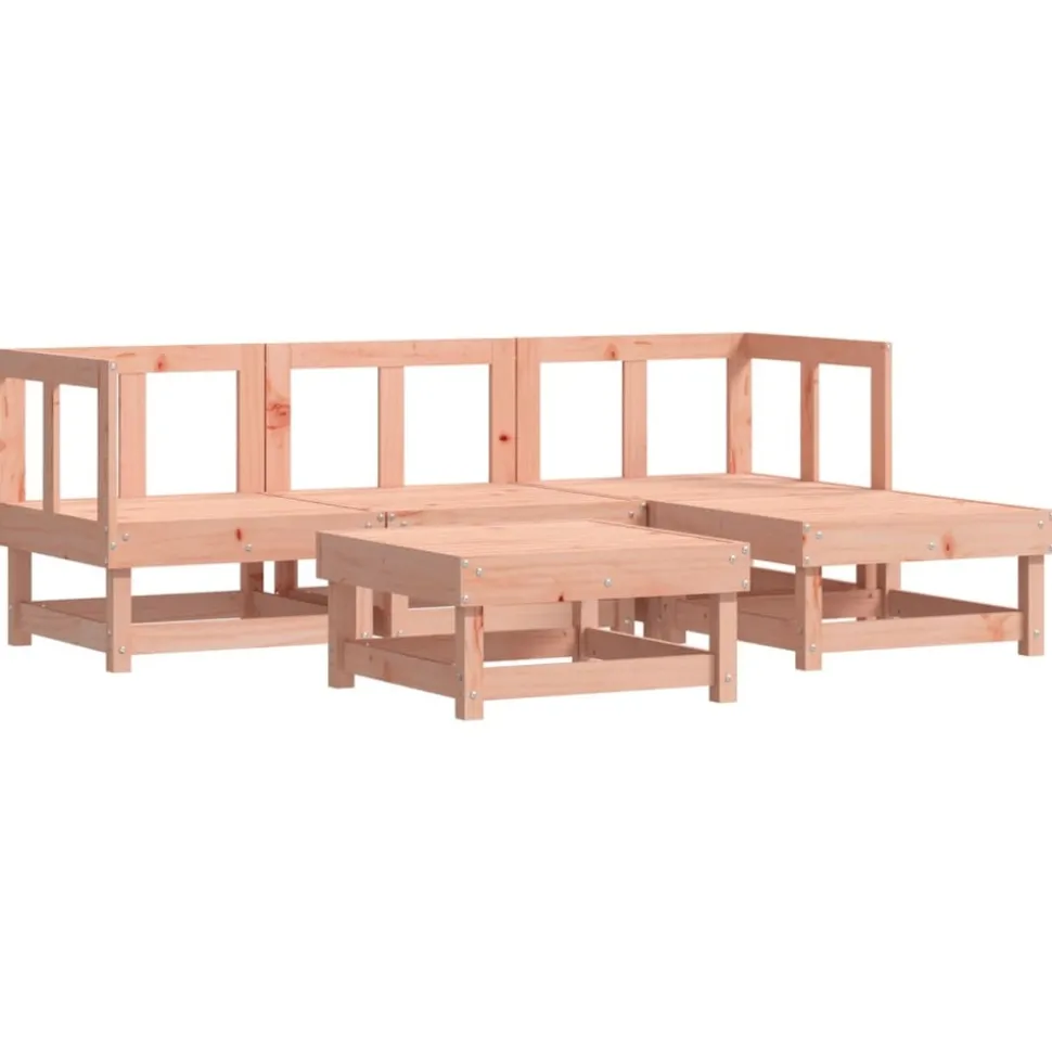 MAISON EXCLUSIVE - Salon de jardin 5 pcs bois massif douglas