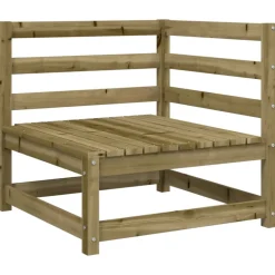 MAISON EXCLUSIVE - Salon de jardin 5 pcs bois de pin imprégné