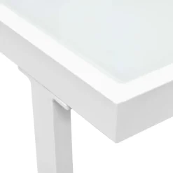 MAISON EXCLUSIVE - Salon de jardin 4 pcs et coussins aluminium noir