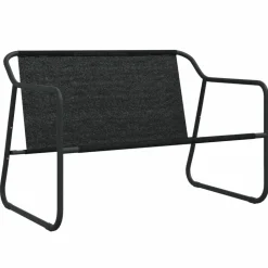MAISON EXCLUSIVE - Salon de jardin avec coussins 4 pcs anthracite acier