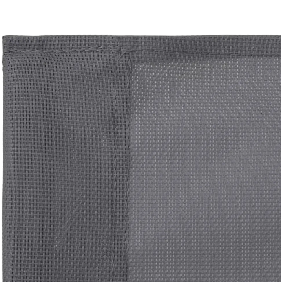 MAISON EXCLUSIVE - Salon de jardin 4 pcs tissu et acier gris