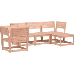 MAISON EXCLUSIVE - Salon de jardin 5 pcs bois massif douglas
