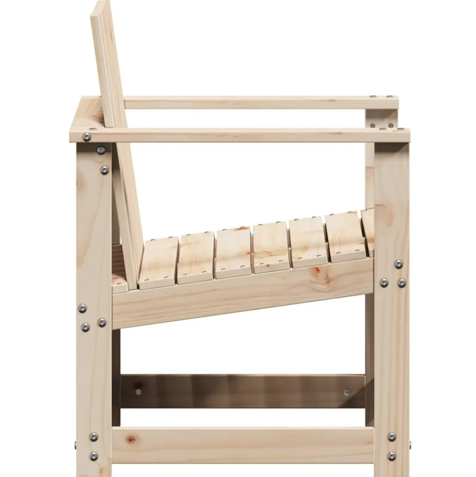 MAISON EXCLUSIVE - Salon de jardin 3 pcs bois massif de pin