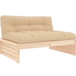 MAISON EXCLUSIVE - Salon de jardin 4 pcs avec coussins bois massif