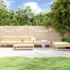 MAISON EXCLUSIVE - Salon de jardin 5 pcs bois massif de pin