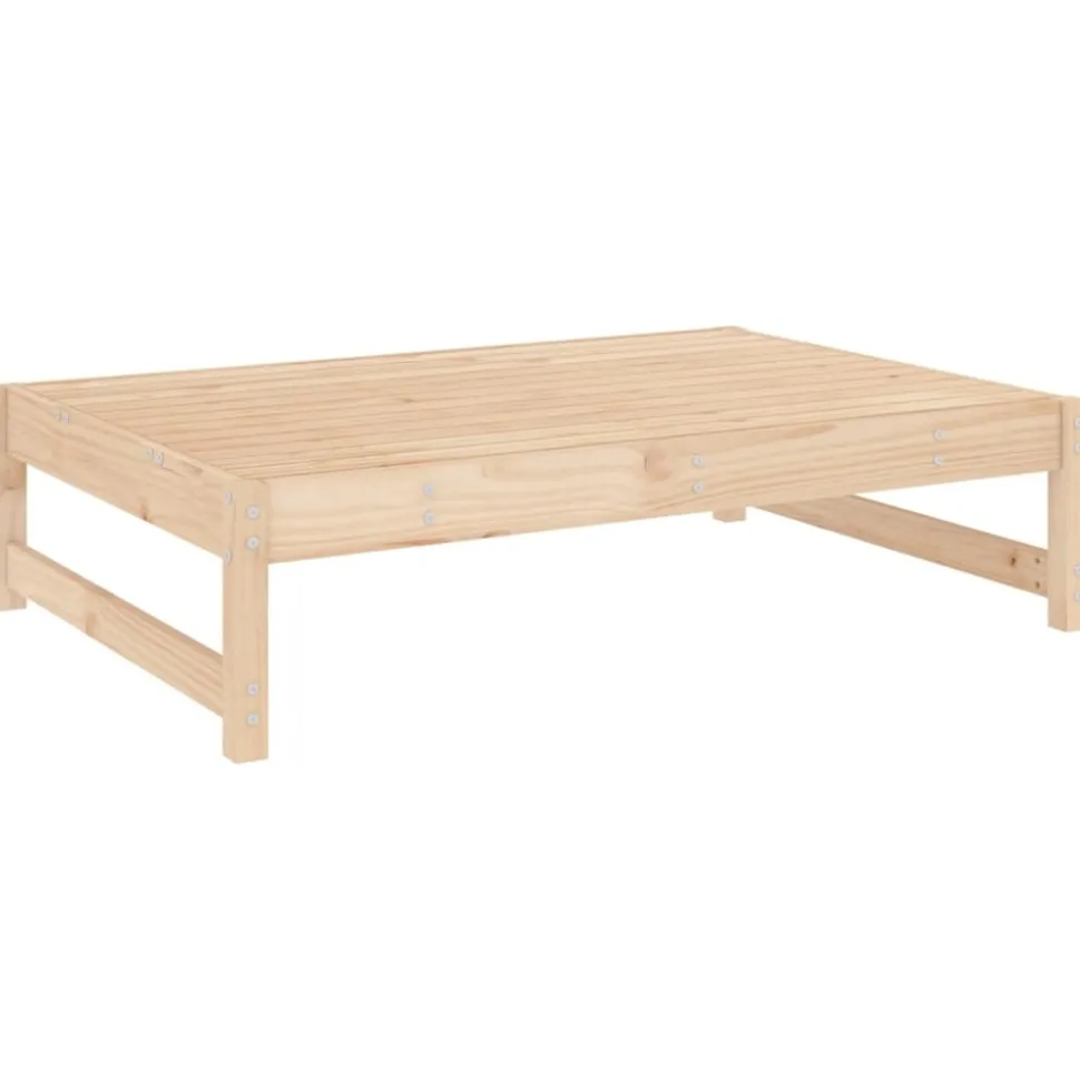 MAISON EXCLUSIVE - Salon de jardin 4 pcs bois massif de pin