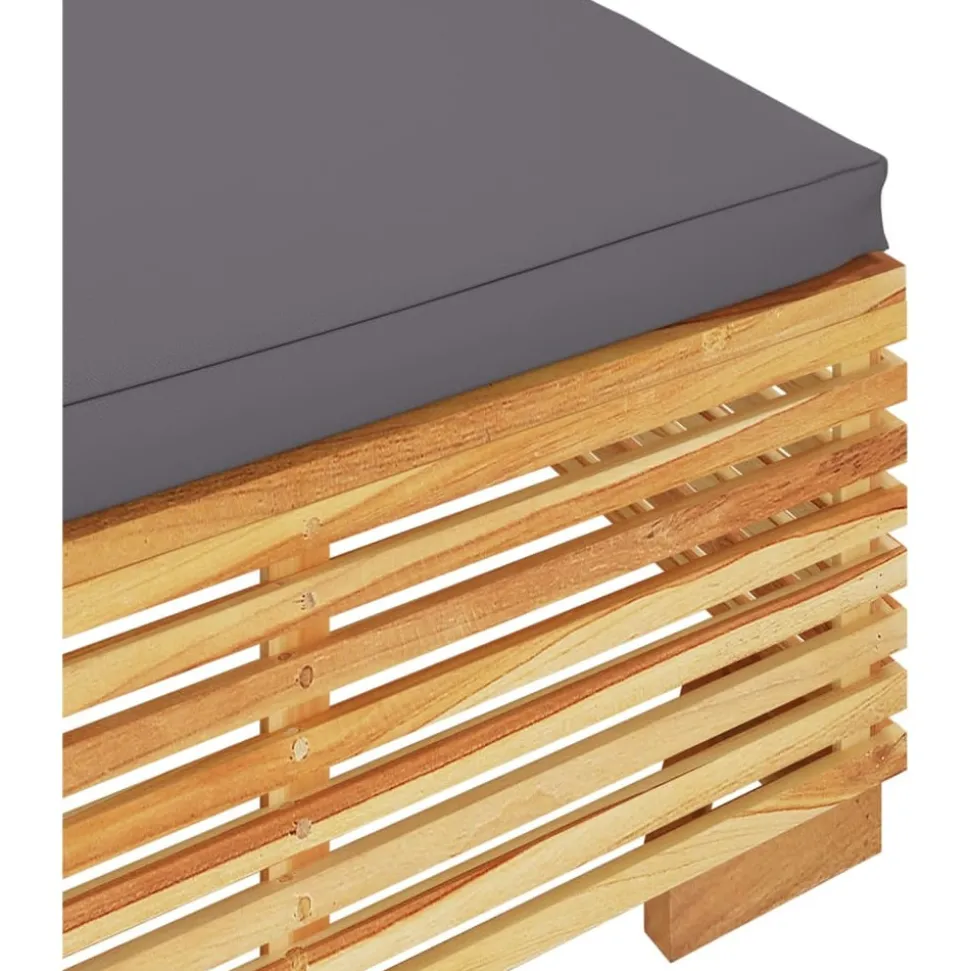 MAISON EXCLUSIVE - Salon de jardin 2 pcs bois de teck massif