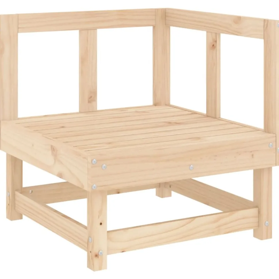 MAISON EXCLUSIVE - Salon de jardin 8 pcs bois de pin massif