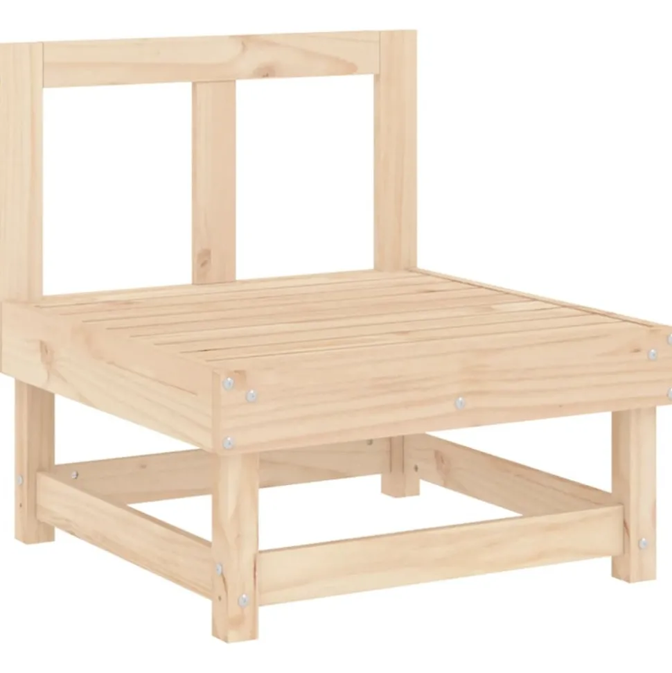 MAISON EXCLUSIVE - Salon de jardin 8 pcs bois de pin massif