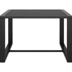 MAISON EXCLUSIVE - Salon de jardin 3 pcs avec coussins aluminium anthracite
