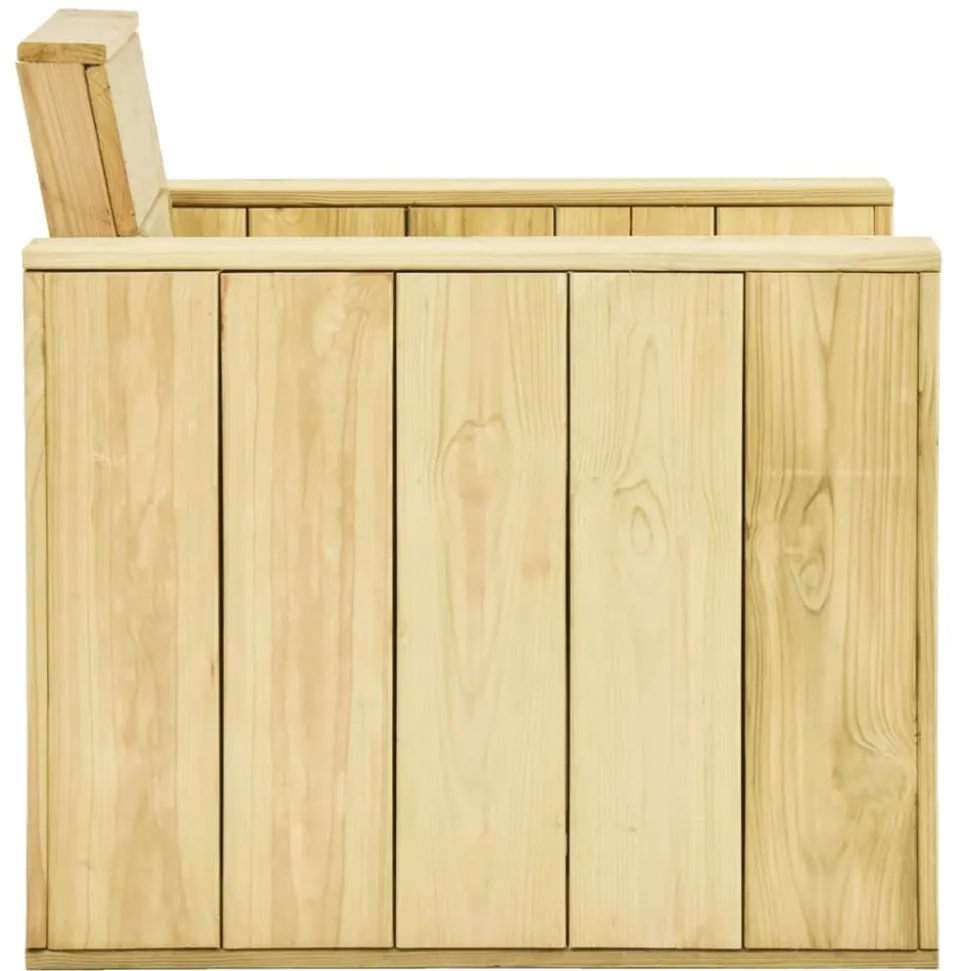 MAISON EXCLUSIVE - Salon de jardin 3 pcs bois de pin imprégné