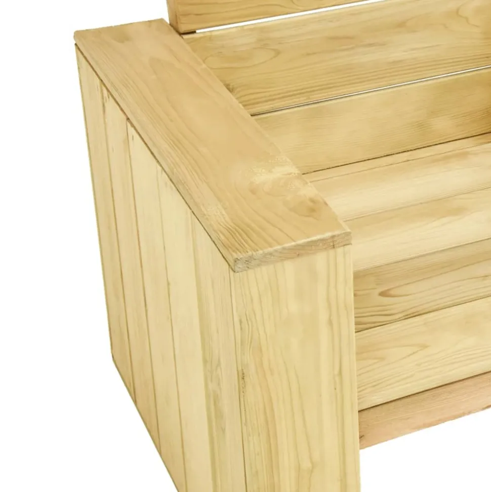 MAISON EXCLUSIVE - Salon de jardin 3 pcs bois de pin imprégné