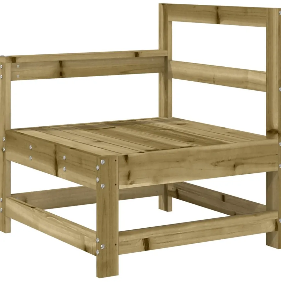 MAISON EXCLUSIVE - Salon de jardin 7 pcs bois de pin imprégné
