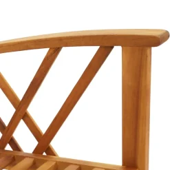 MAISON EXCLUSIVE - Salon de jardin 5 pcs bois d'acacia massif