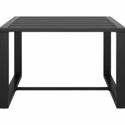 MAISON EXCLUSIVE - Salon de jardin 3 pcs avec coussins aluminium anthracite