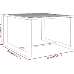 MAISON EXCLUSIVE - Salon de jardin 3 pcs avec coussins aluminium anthracite