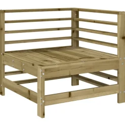 MAISON EXCLUSIVE - Salon de jardin 7 pcs bois de pin imprégné