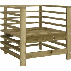 MAISON EXCLUSIVE - Salon de jardin 7 pcs bois de pin imprégné