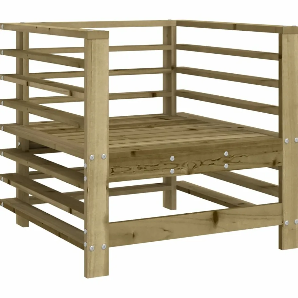 MAISON EXCLUSIVE - Salon de jardin 7 pcs bois de pin imprégné