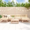 MAISON EXCLUSIVE - Salon de jardin 7 pcs bois de pin massif