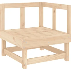MAISON EXCLUSIVE - Salon de jardin 7 pcs bois de pin massif