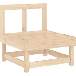 MAISON EXCLUSIVE - Salon de jardin 7 pcs bois de pin massif