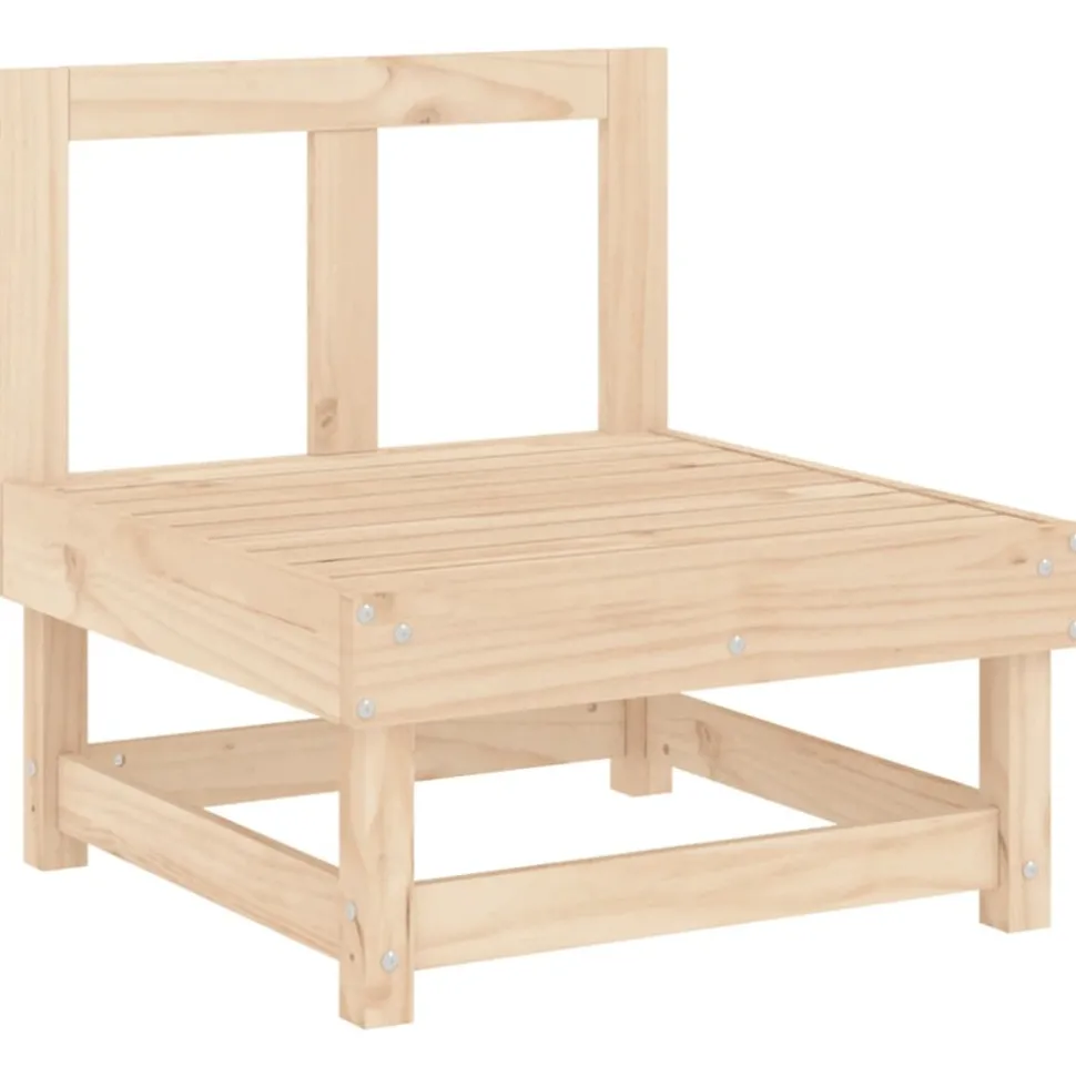 MAISON EXCLUSIVE - Salon de jardin 7 pcs bois de pin massif